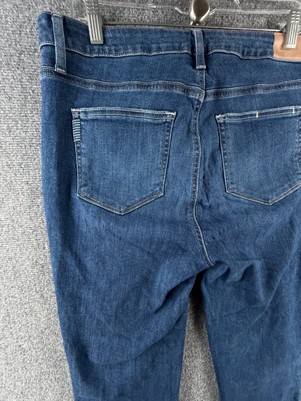 Paige Cindy Jeans Denim Blue Women Cotton Blend Stretch Pockets Adult ACTL 33X28 - Picture 11 of 16